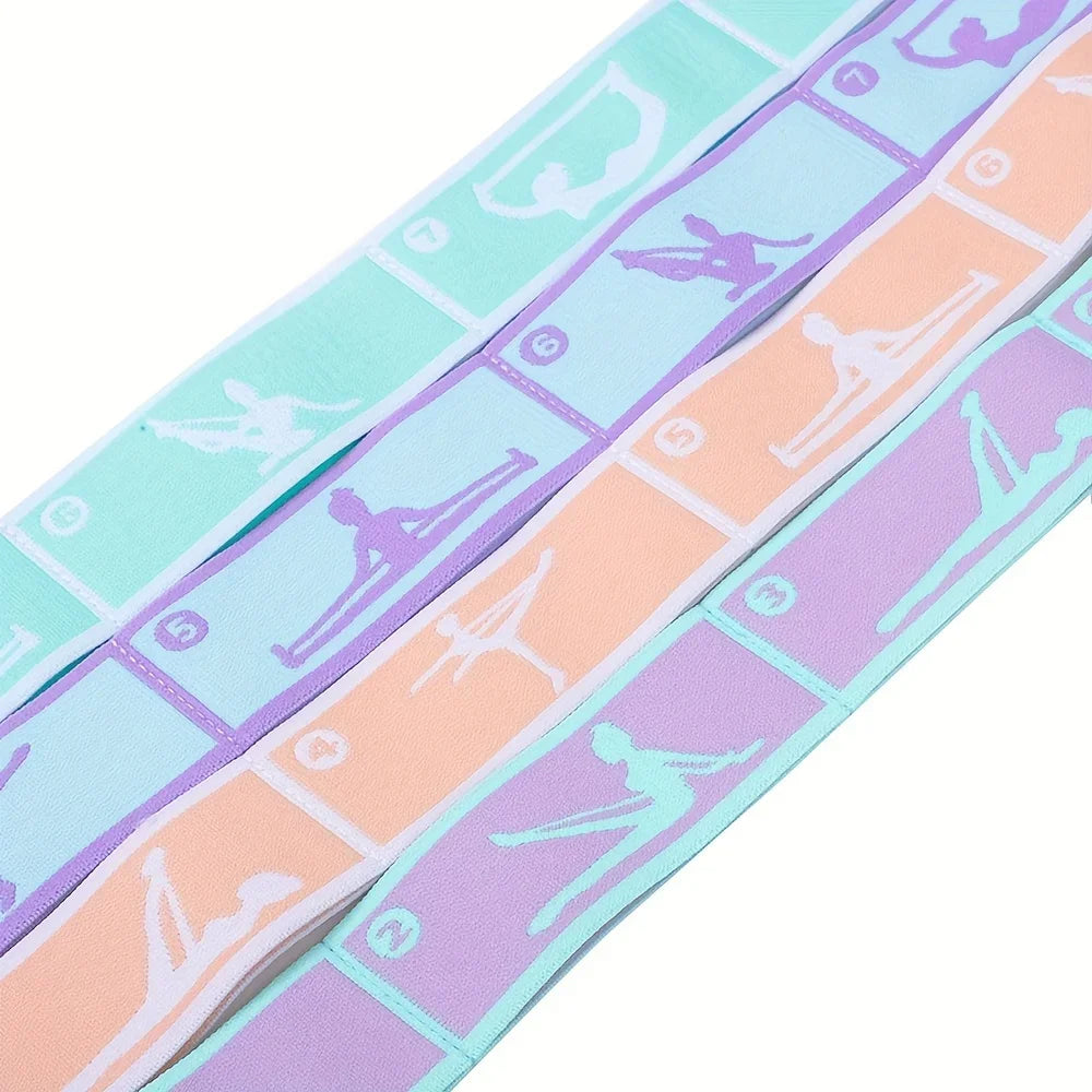 Yoga Stretch Strap Resistance Band – Dance, Gymnastics & Pilates Yoga Stretch Strap Qme