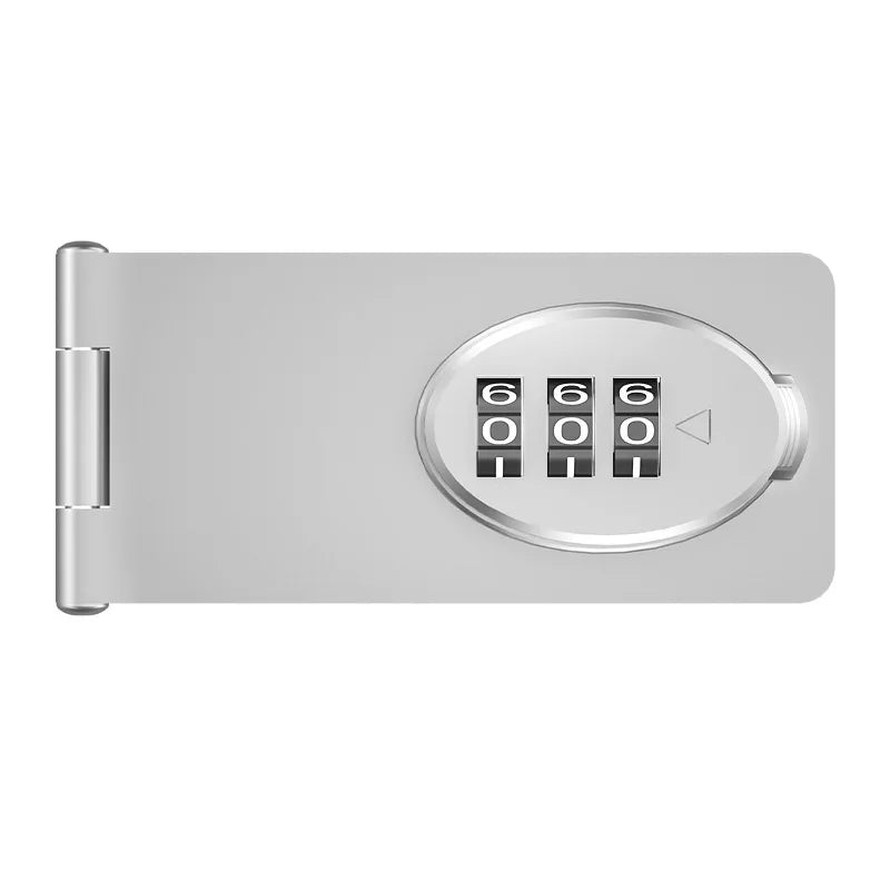 Double Drawer Password Lock | No-Drill Child Safety Cabinet Lock Cabinet Drawer Lock Qme Silver