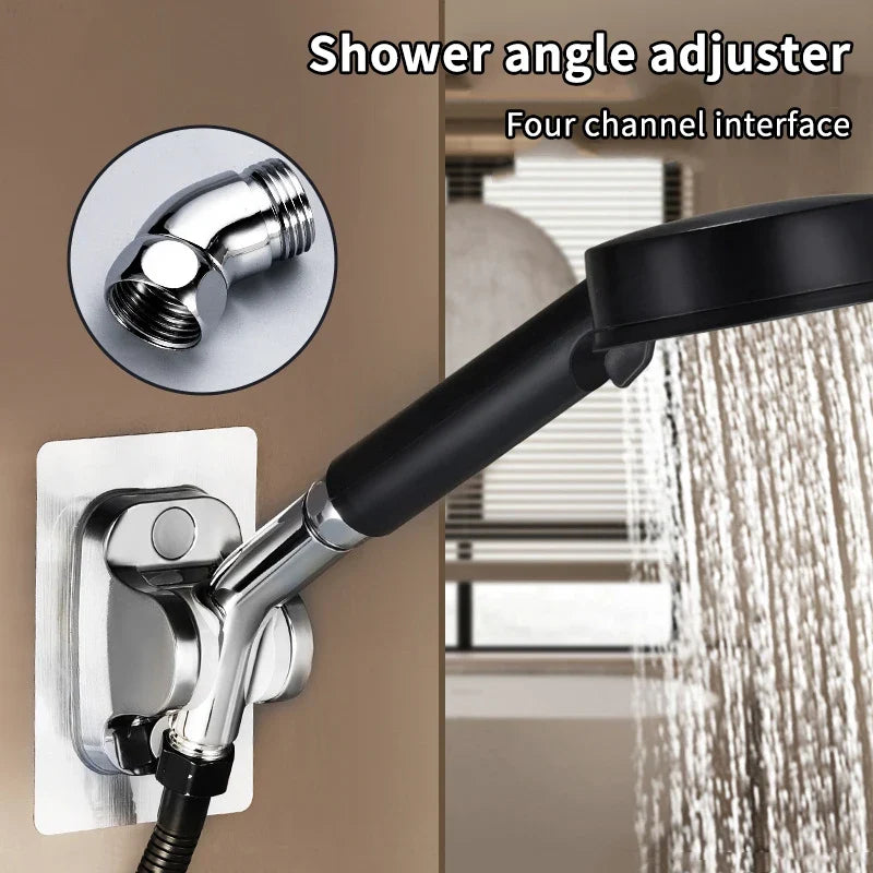135° Adjustable Shower Arm Extension Elbow Adapter – Stainless Shower Arm Adapter Qme