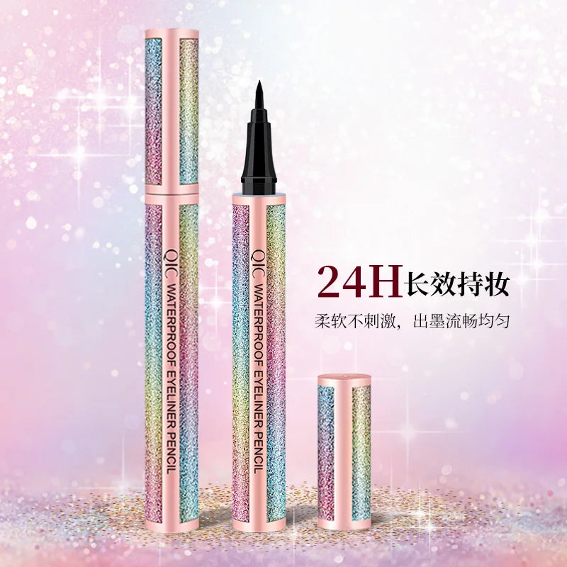 Starry Sky Black Waterproof Liquid Eyeliner Pen | Quick Dry Liquid Eyeliner Pen Qme
