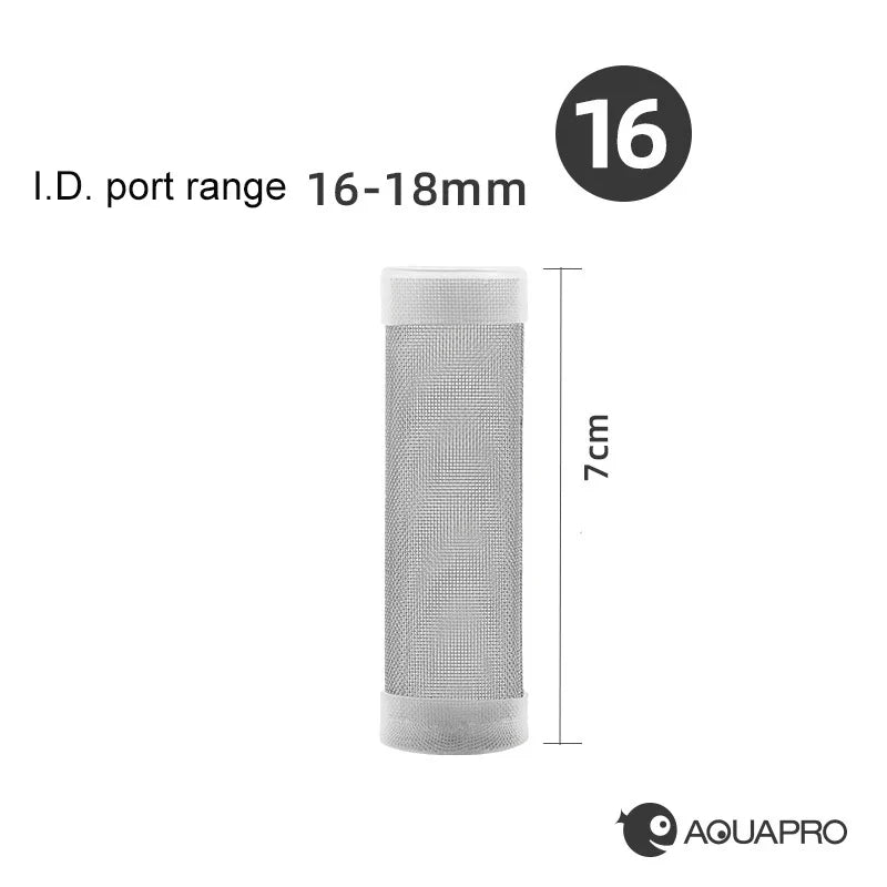 Stainless Steel Aquarium Filter Inlet Protective Net Cover Aquarium Filter Guard Qme 16mm