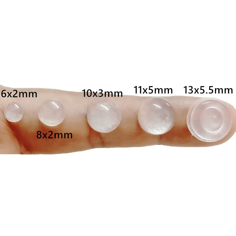 Silicone Rubber Damper Buffer Pads | Clear Self-Adhesive Bumpers Furniture Bumper Pads Qme