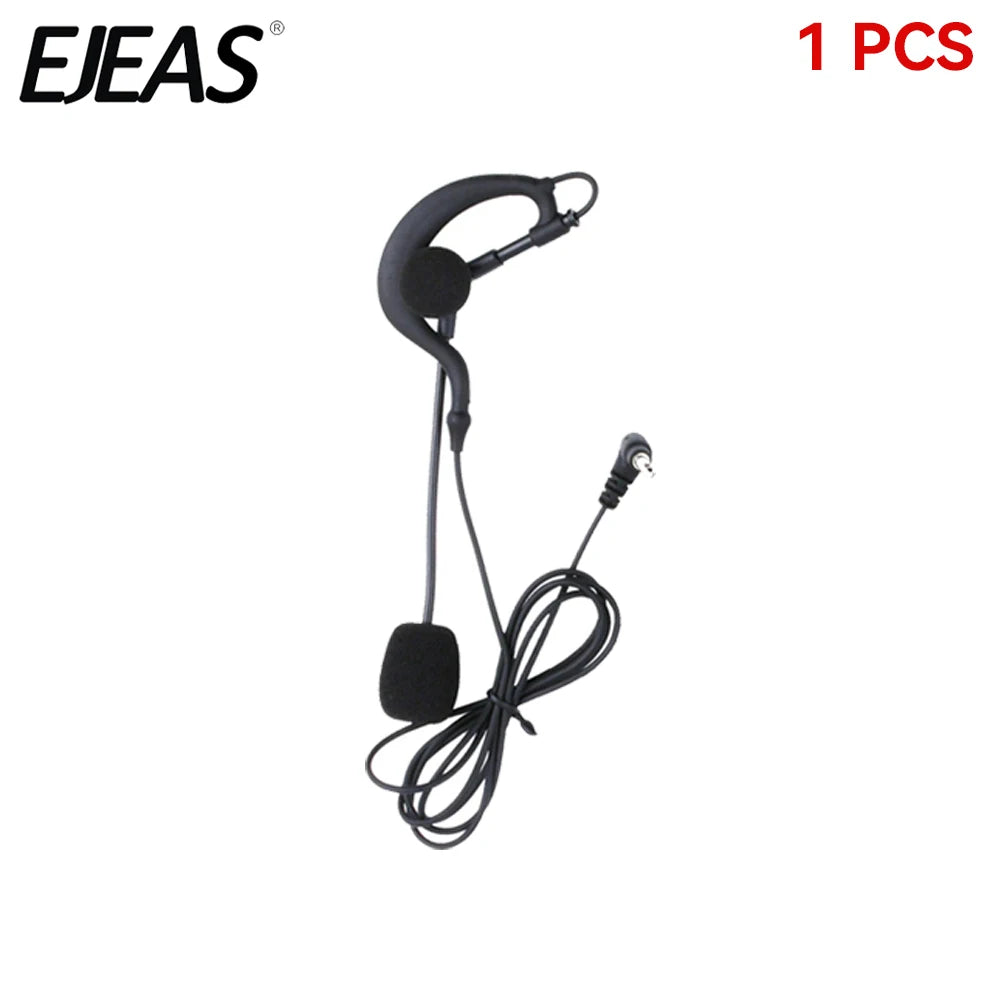 EJEAS Referee Intercom Headset 3.5mm Full Duplex In-Ear Earphone Intercom Headset Qst 1 PCS