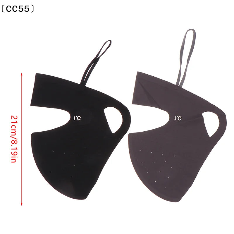 Ice Silk Facekini UV Sun Mask – Full Face Cover for Women Sun Protection Mask Qst