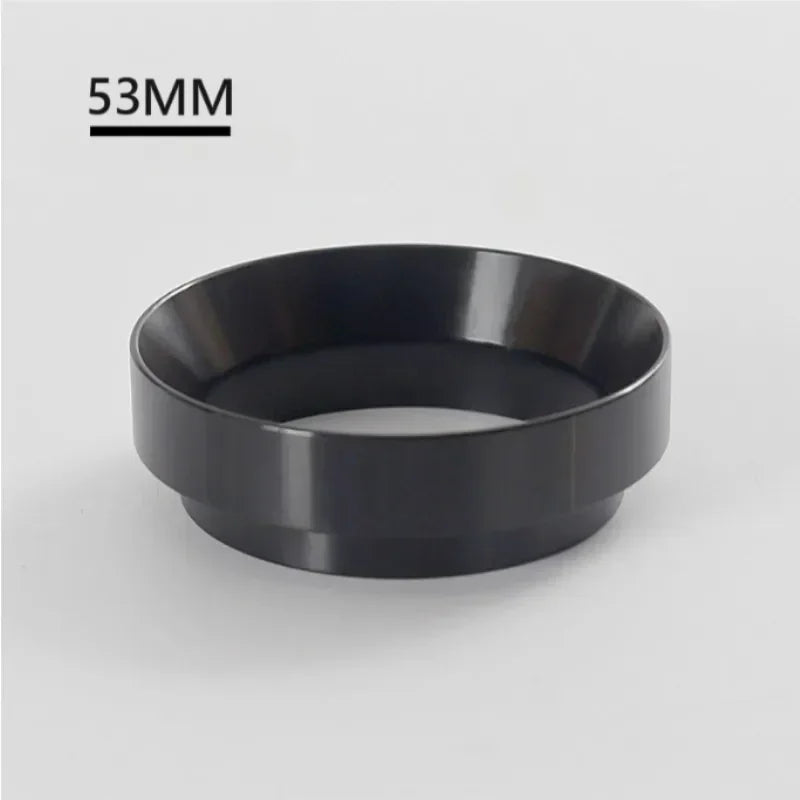 Magnetic Espresso Dosing Ring – Aluminum Funnel, 6 Colors Espresso Dosing Ring Qme Black 53MM