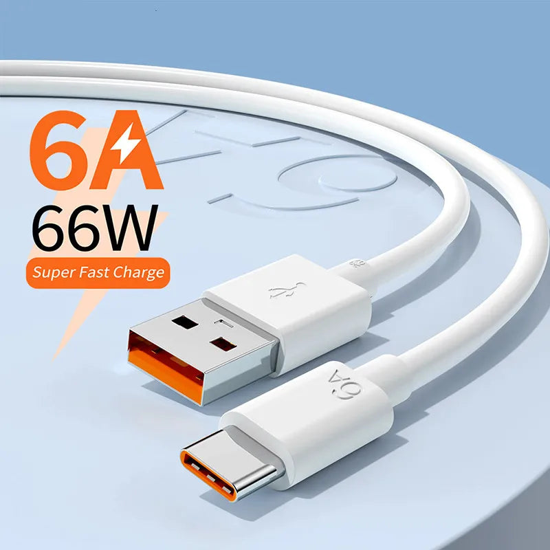 66W USB-C Fast Charging Cable PD Quick Charge | 4 Lengths USB-C Charging Cable Qme