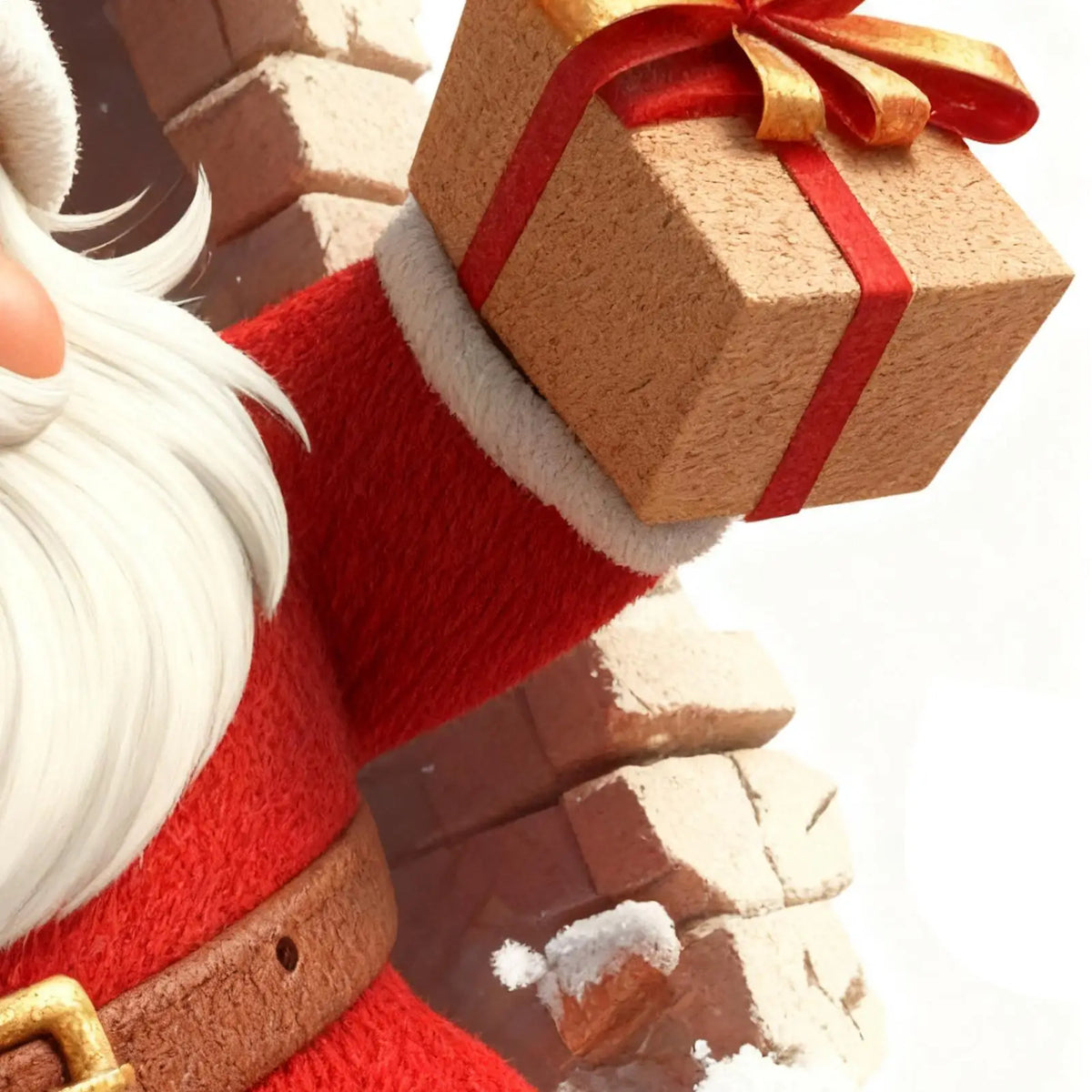 Santa Claus Christmas Wall Decal Holiday Sticker | 35x40cm Christmas Wall Decal Qme