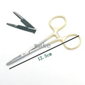 Stainless Steel Needle Holder with Insert Scissors – 5 Colors Needle Holder Scissors Qme 12.5cm A