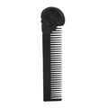 Zinc Alloy Skull Beard & Mustache Comb – Pocket Styling Beard & Hair Comb Qme YELLOW