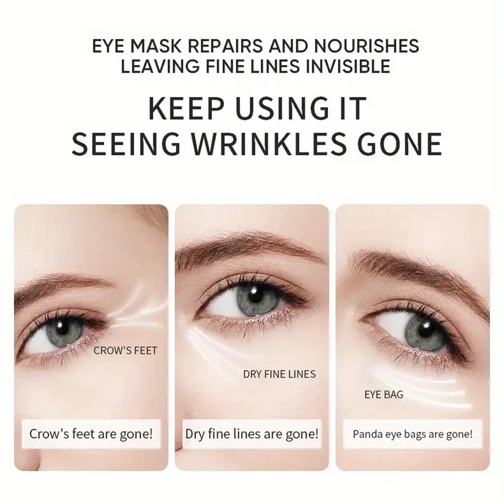 Aloe Vera Collagen Eye Mask – Brightening Moisturizing Patches Collagen Eye Mask Qme