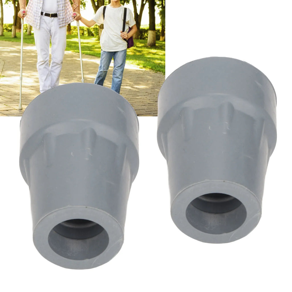 Heavy Duty Rubber Replacement Cane Tips – Non-Slip 22mm Cane Tip Replacement Qme