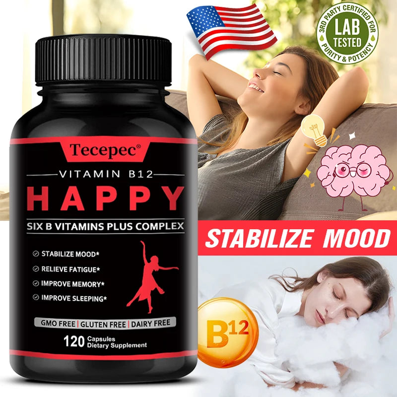 Vitamin B12 2000 MCG Supplement – Energy, Brain & Heart Support Vitamin B12 Supplement Qst