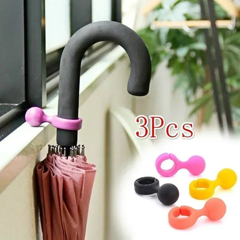 Clip-On Cane & Umbrella Holder for Desk or Table | Qme Clip-On Cane Holder Qme