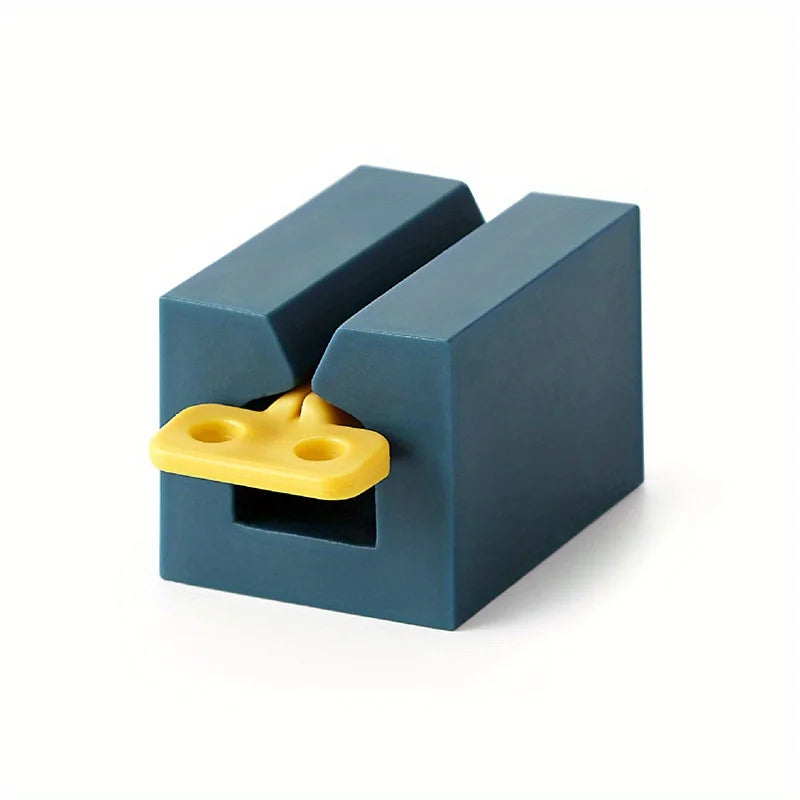 Toothpaste Tube Squeezer Roller Dispenser with Handle Tube Squeezer Dispenser Qme DarkBlue 7 4 3.8cm