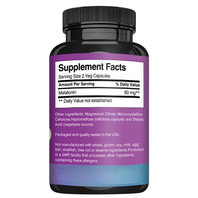 Xemenry Melatonin Capsules – Support Restful Sleep Quality Sleep Supplement Qst