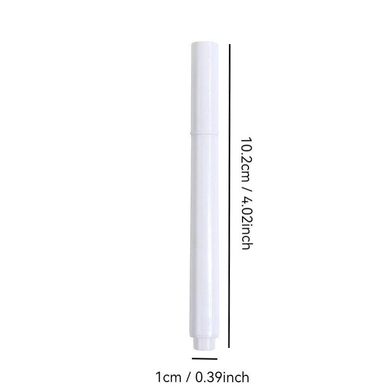 White Liquid Chalk Erasable Markers – Glass & Whiteboard Pens Liquid Chalk Markers Qme