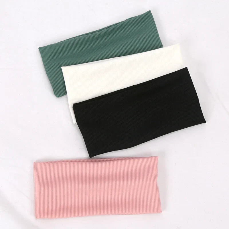 Women's Elastic Sports Headbands – Running, Yoga & Fitness Sports Headband Qme