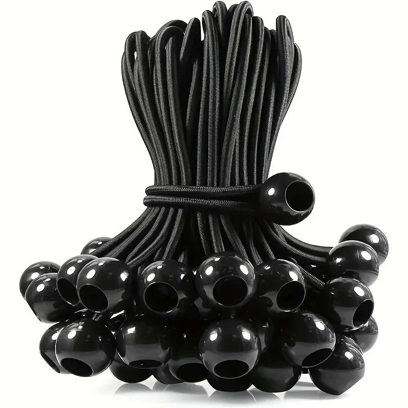 Heavy Duty Ball Bungee Cords for Tents, Gazebos & Camping Bungee Cord Set Qme
