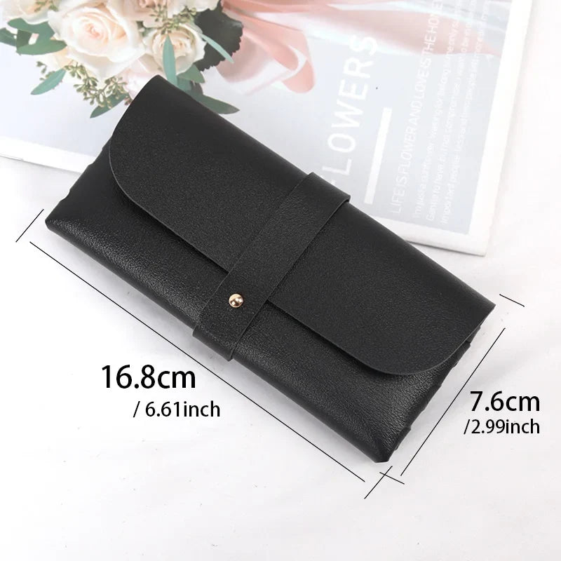 Soft PU Leather Glasses Case – Protective Eyewear Bag Eyeglasses Case Qme