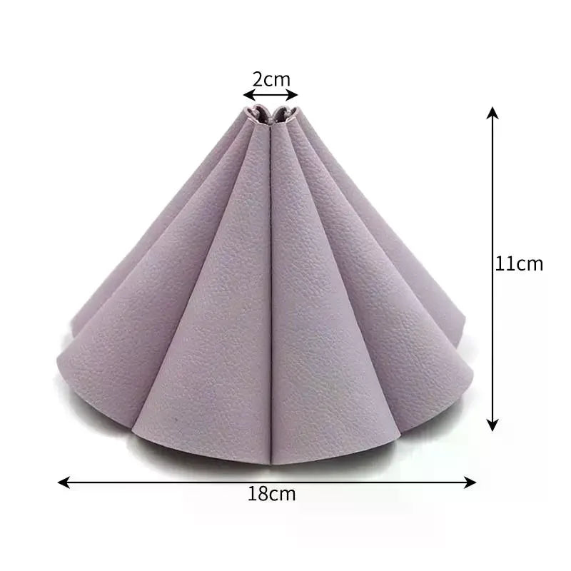 Waterproof PU Leather LED Lampshade Cover | Garden Path Light Lampshade Cover Qme