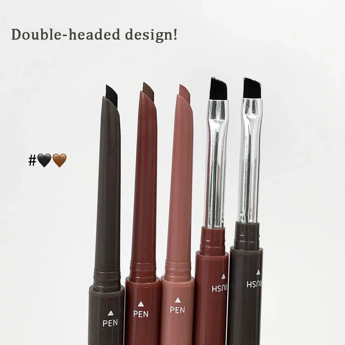 Qme Curved Gel Eyeliner Pen – Waterproof Ultra-Fine Tip Gel Eyeliner Pen Qme
