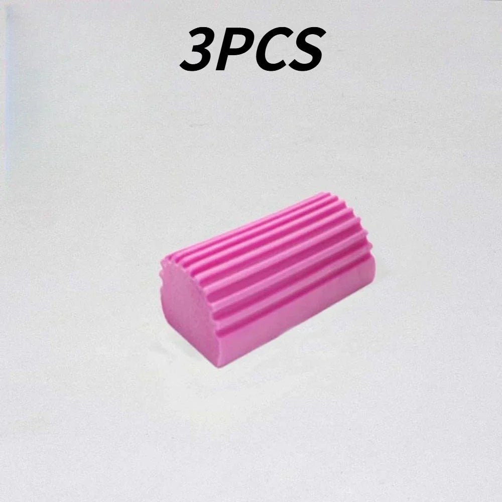 Magic Dust Sponge Brush – Window Blind & Home Cleaner Cleaning Brush Qme pink 3PCS
