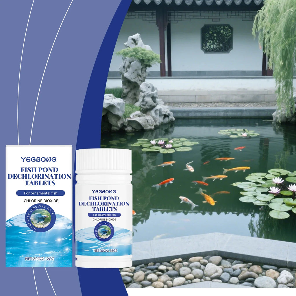 Yegbong Aquarium & Fish Pond Chlorine Removal Sheets Aquarium Water Treatment Qme