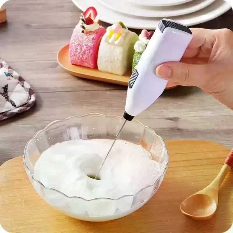 Portable Electric Handheld Egg Whisk – Ergonomic Handle Electric Handheld Whisk Qme