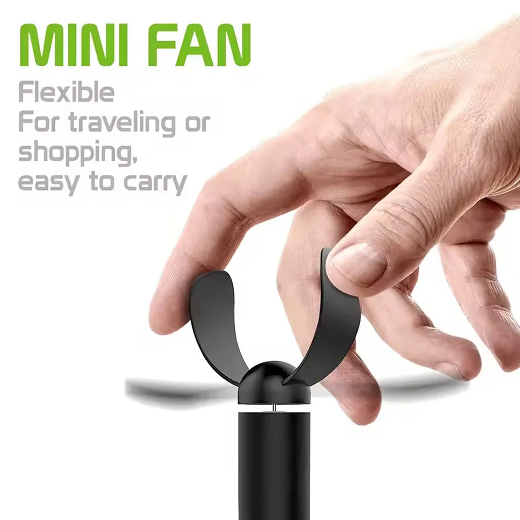 Mini USB Flexible Fan for Laptop, Power Bank & AC Charger USB Mini Fan Qme