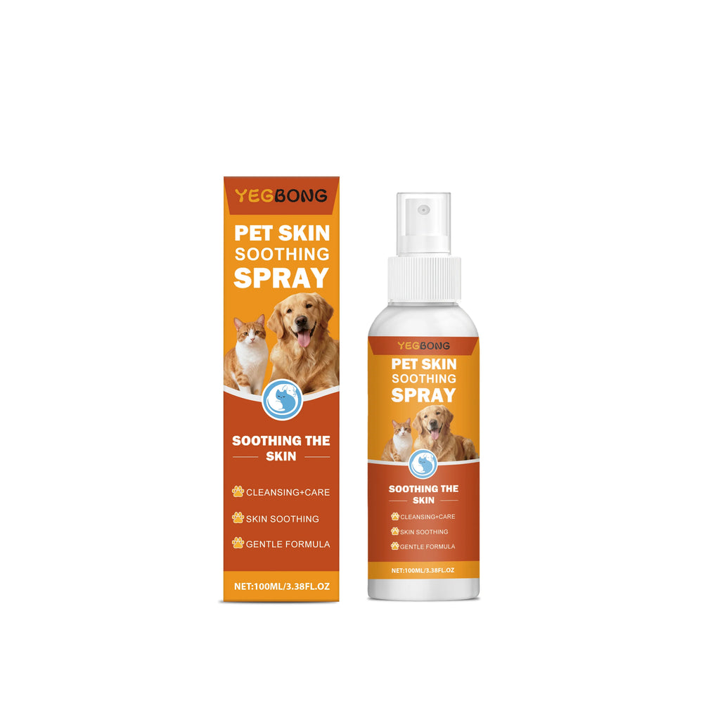 YEGBONG Pet Skin Soothing Spray – Dogs & Cats 100ml Pet Skin Spray Qst