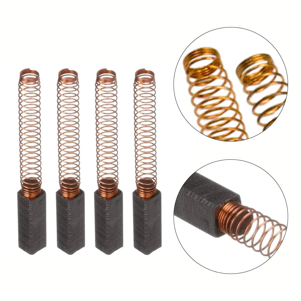 KitchenAid Stand Mixer Carbon Brushes 6x6x25mm 4-Pack Mixer Replacement Parts Qme