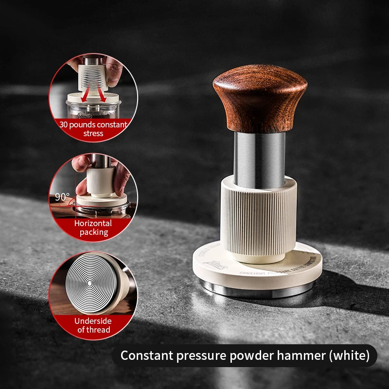 BINCOO 51/58mm 30lb Constant Pressure Espresso Tamper & Base Espresso Tamper Set Qst 58mm tamper