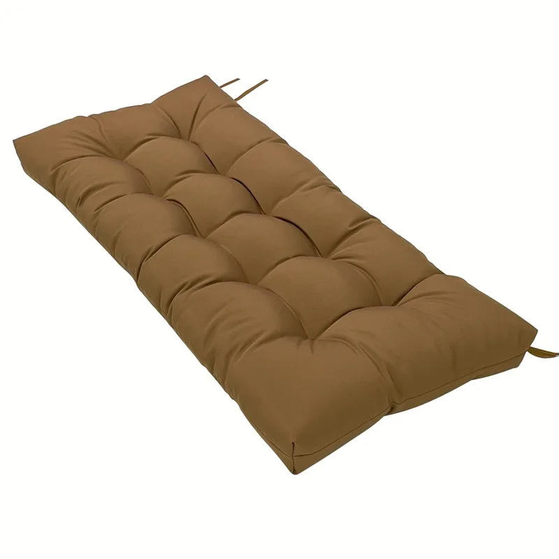 Waterproof UV-Resistant Outdoor Bench Cushion 130x50cm Outdoor Bench Cushion Qst Light Coffee 13050cm