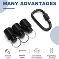 SDS Shank Quick-Change Drill Bit Holder Keychain Extension Bar Drill Bit Holder Qme Black