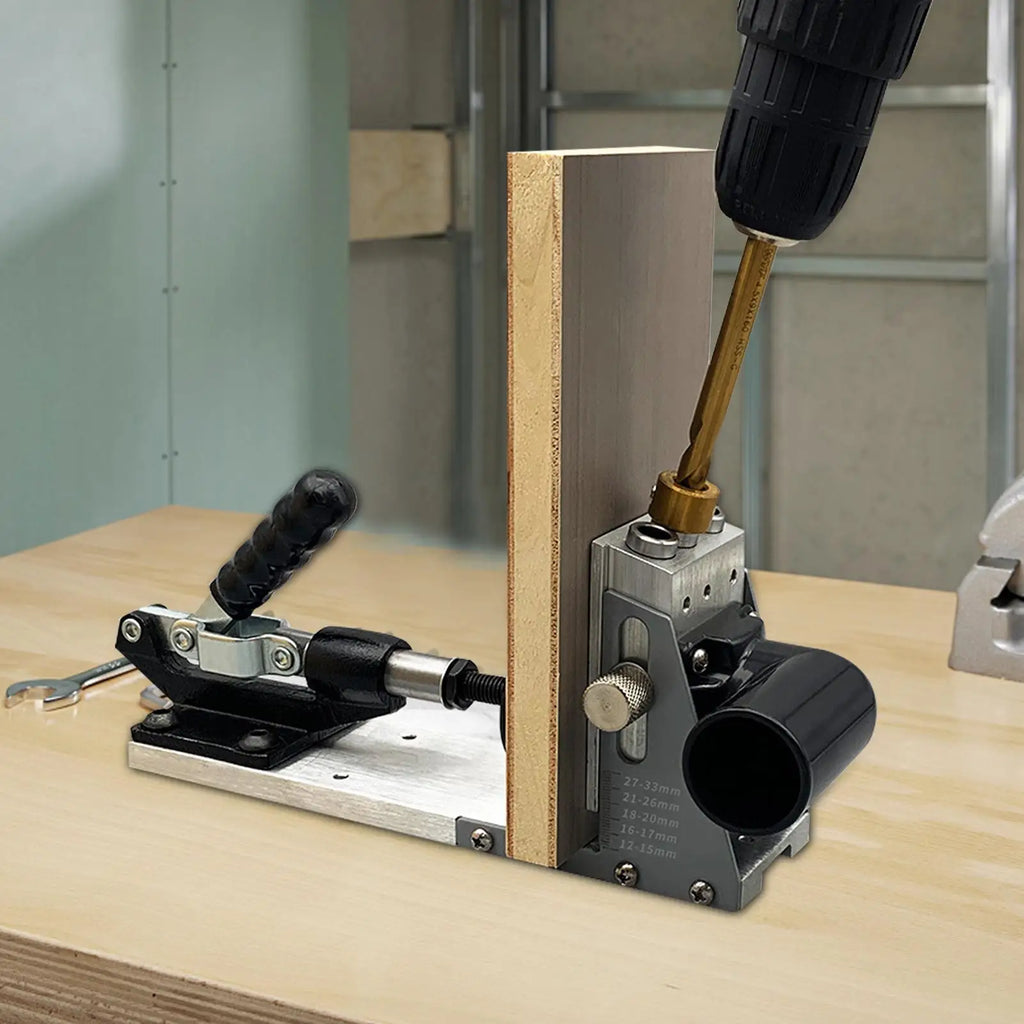 Adjustable Drilling Guide & Hole Locator – Precision Punch Tool Drilling Guide Tool Qme