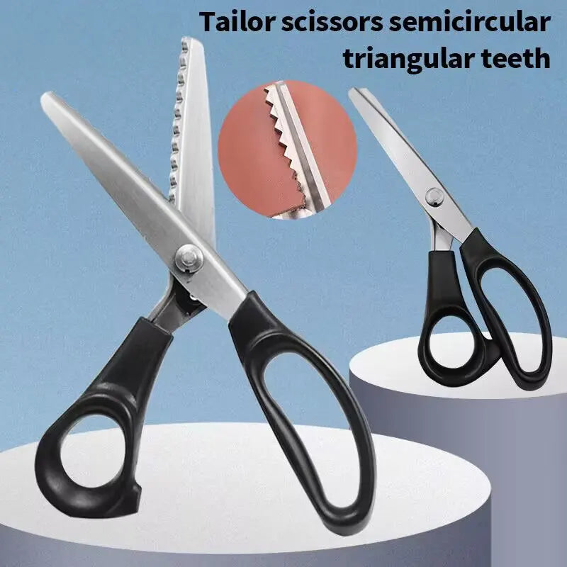 Zigzag Pinking Shears – High-Carbon Stainless Steel Scissors Pinking Shears Qme