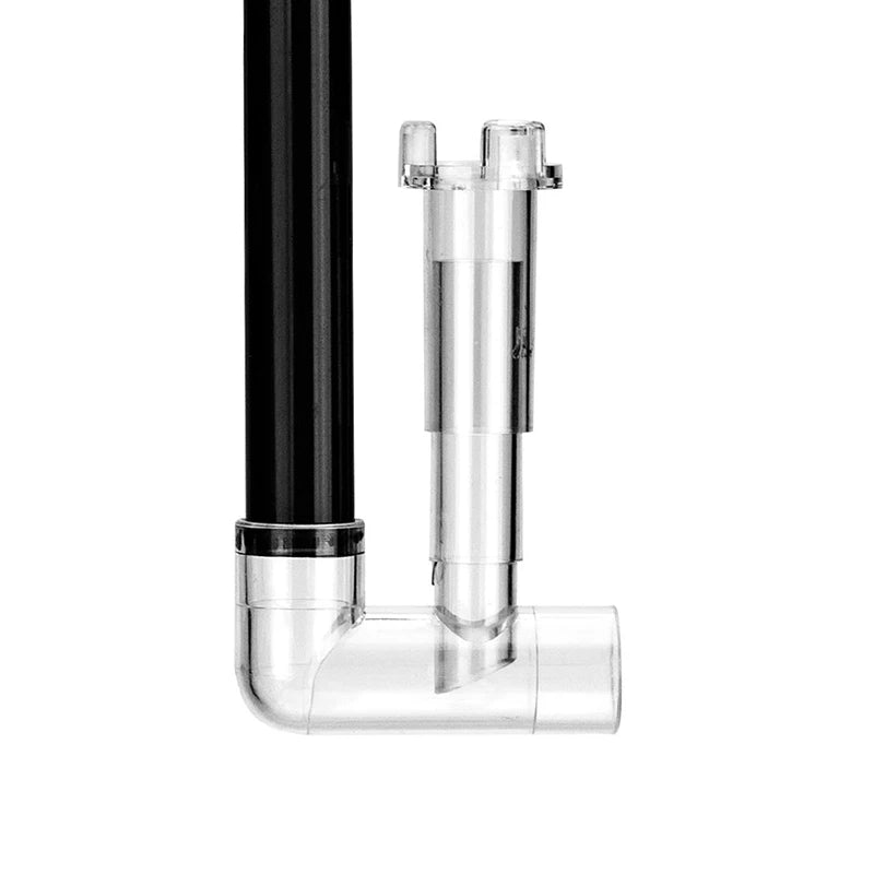 Aquarium Lily Pipe Outflow Skimmer – 12/16mm Transparent PC Aquarium Filter Skimmer Qst
