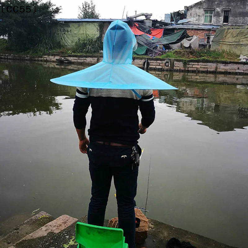 Foldable Umbrella Hat – Hands-Free Sun & Rain Outdoor Cap Umbrella Hat Qst