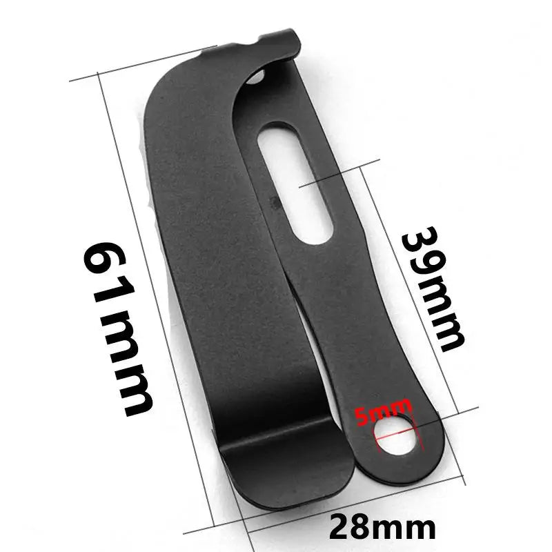 Stainless Steel KYDEX IWB Holster Belt Clip – Knife Sheath Waist Clip Holster Belt Clip Qst