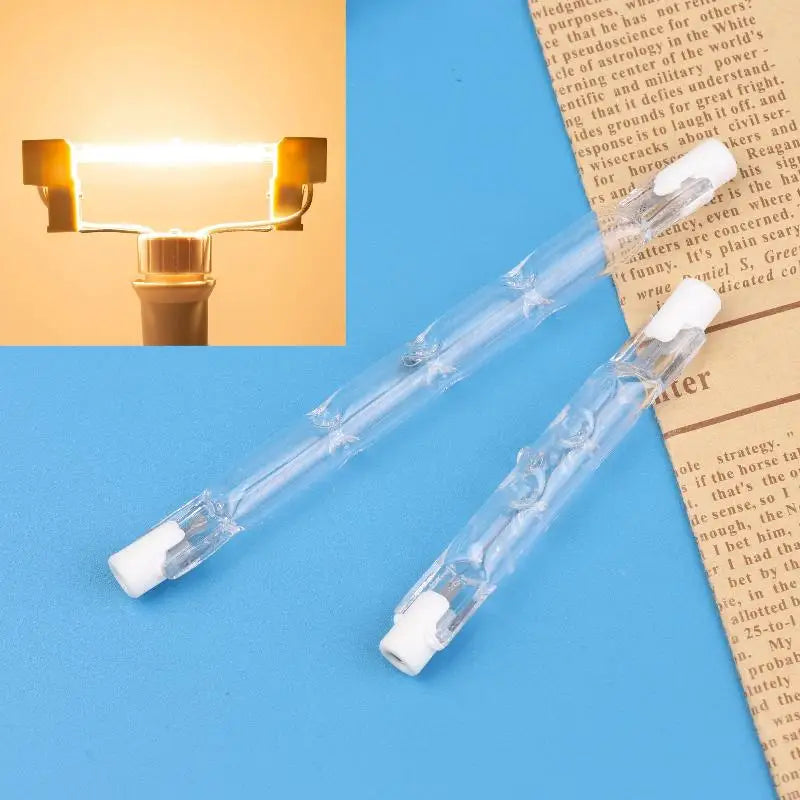 J Type R7S Halogen Bulb 360° Beam – Ceiling, Cabinet & Desk Halogen Light Bulb Qme
