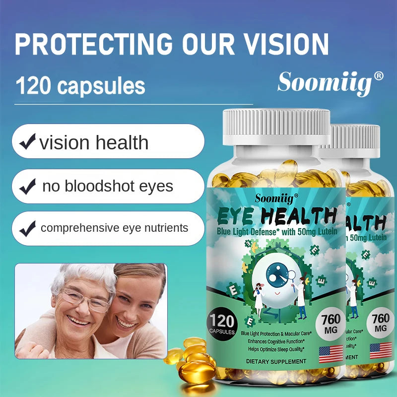 Lutein & Zeaxanthin Eye Support Capsules – Vitamins A C E Zinc Eye Wellness Supplement Qst