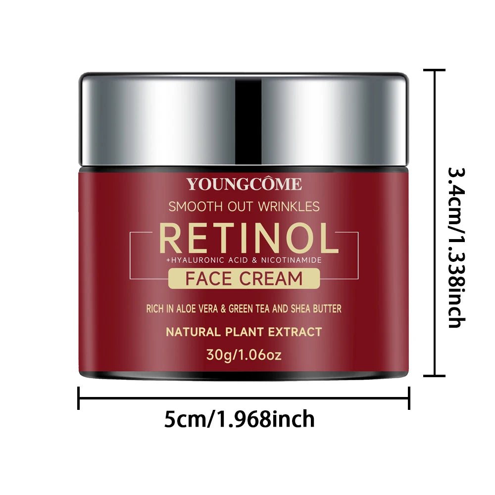 YOUNGCOME Retinol Firming Face Cream – Brightening Moisturizer Retinol Face Cream Qst 30G