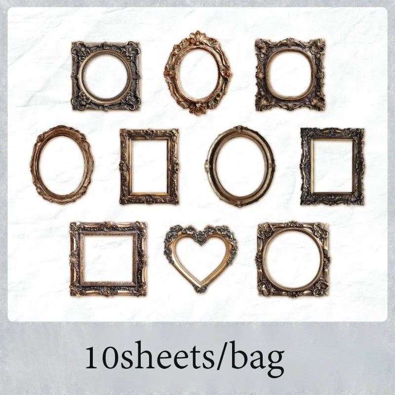 Window Frame Hollow Embossed Collage Cards – 10 Sheets Scrapbook Scrapbook Craft Cards Qme 7