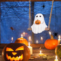 Ghost Pumpkin Halloween Swing Ornaments – Weather-Resistant Halloween Ornament Qme China Mainland