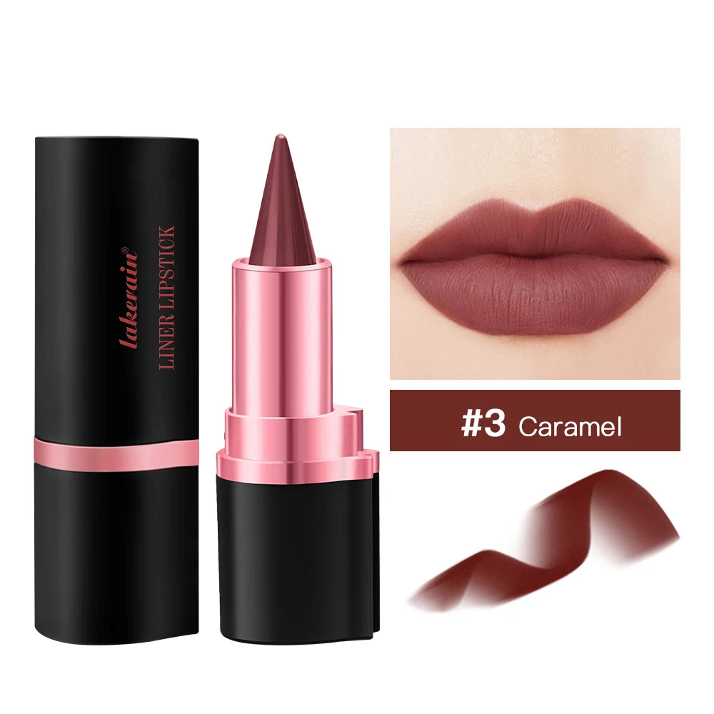 Waterproof Gradient Lip Liner & Lipstick Pencil – 6 Shades Lip Liner Pencil Qst 03 3g