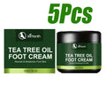 Tea Tree Oil Foot Cream – Moisturizing Dry Cracked Heels Foot Care Cream Qme 5 x 50g Boxed