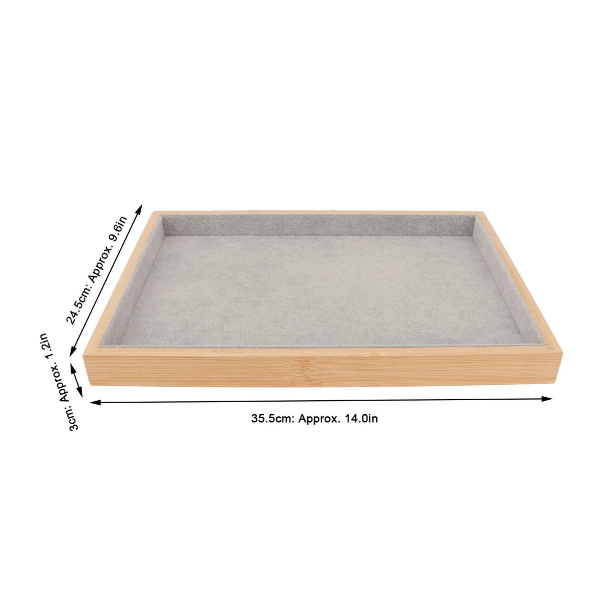 Elegant Wood Jewelry Tray Drawer Organizer | Multipurpose Jewelry Drawer Organizer Qme