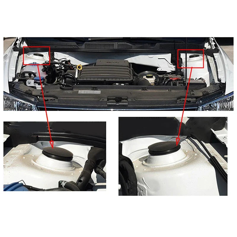 VW Golf 4 Touran Front Strut Cap Mount Cover 1J0412359 – 2pcs Suspension Strut Cover Qme