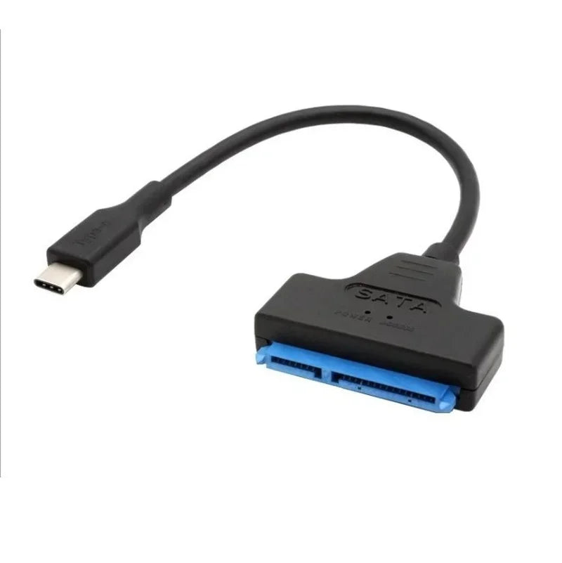 SATA to USB-C 3.1 Adapter Cable for 2.5" SSD & HDD – 22-Pin SATA USB Adapter Cable Qme