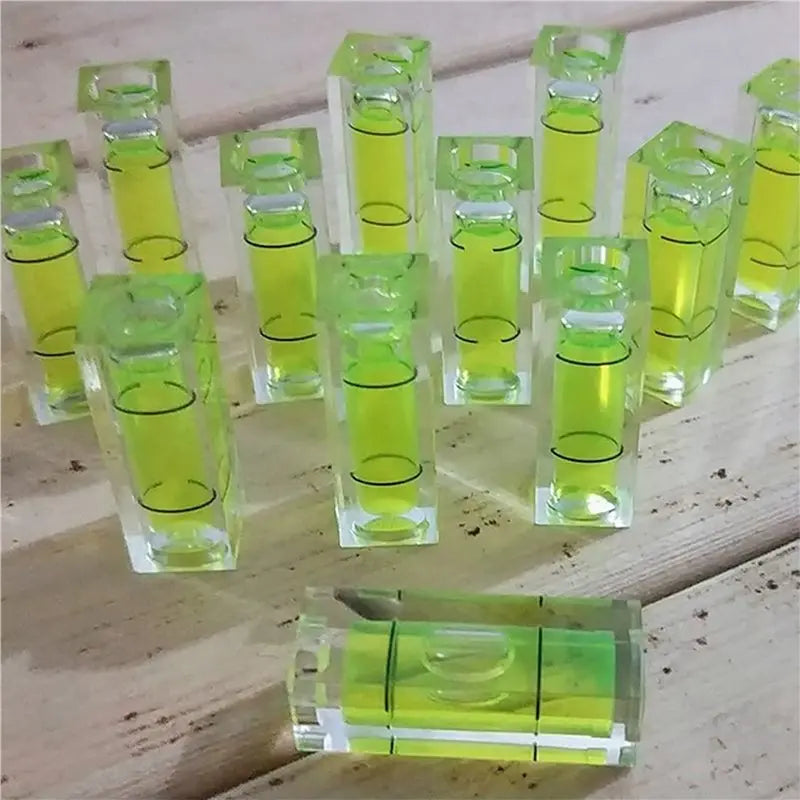Mini Bubble Spirit Level 10×10×29mm – Square Level for Frames Spirit Level Tool Qme